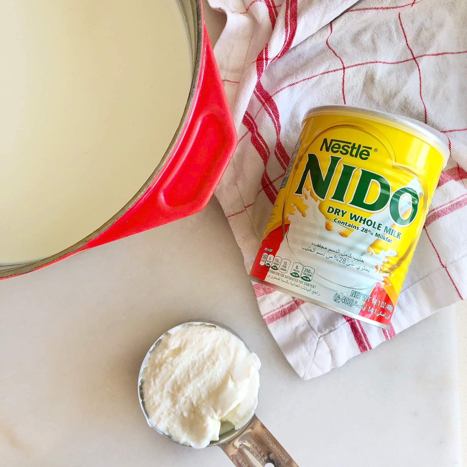 Nestle Nido Milk Powder, Imported from Holland, Specially Formulated, Fortified with Vitamins and Minerals, Easy To Prepare, over 12 months, 14.1 oz - Image 2